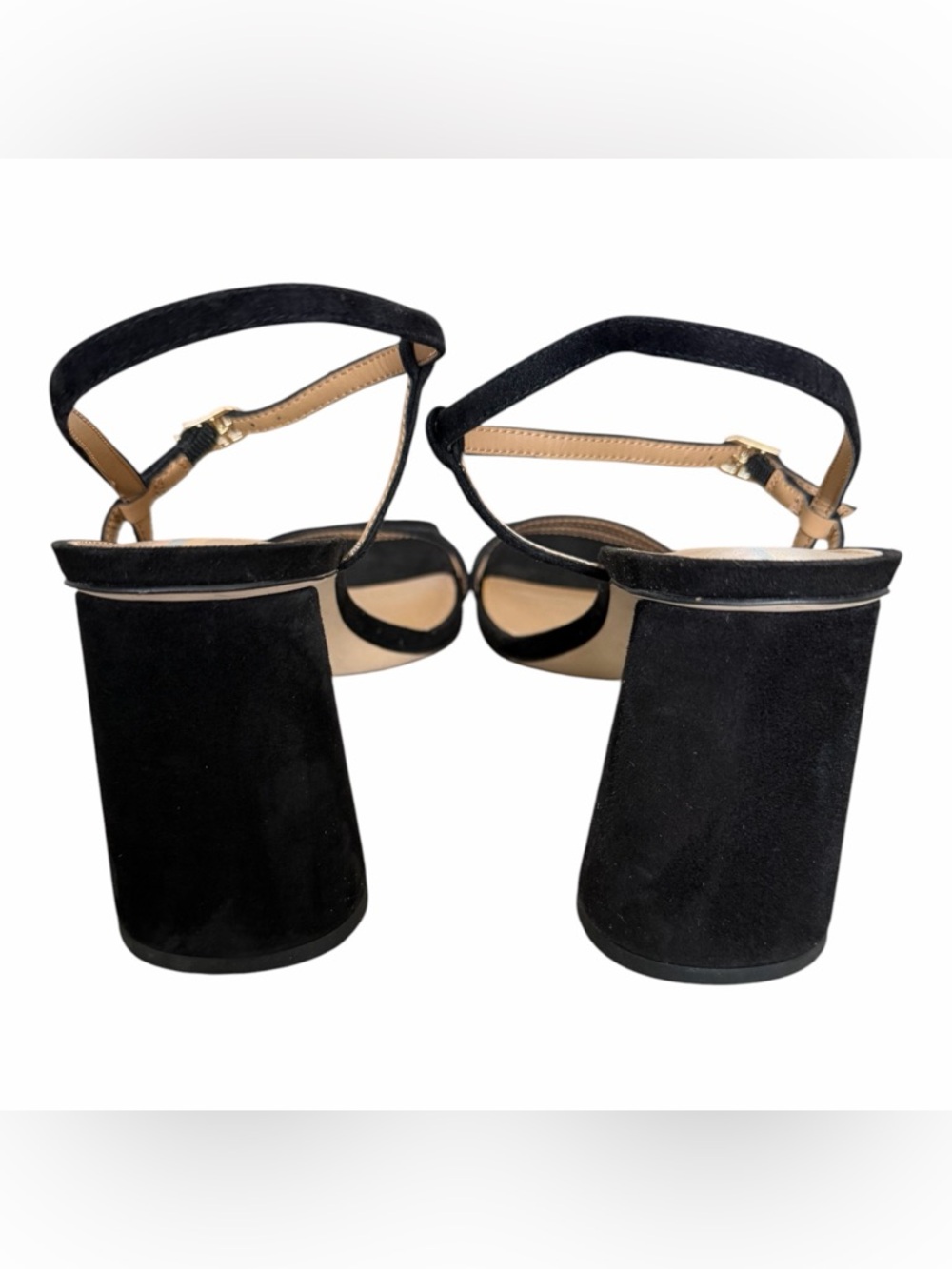 Sam Edelman Black Strappy Block Heel Sandals - Picture 15 of 15
